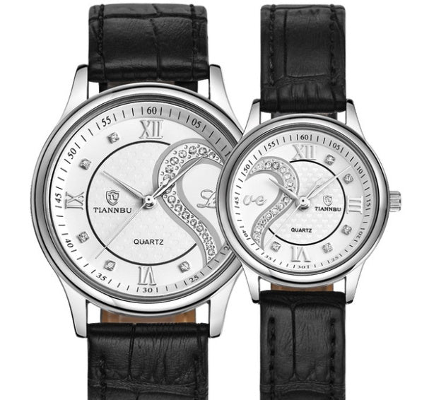 Belt couple watch pair