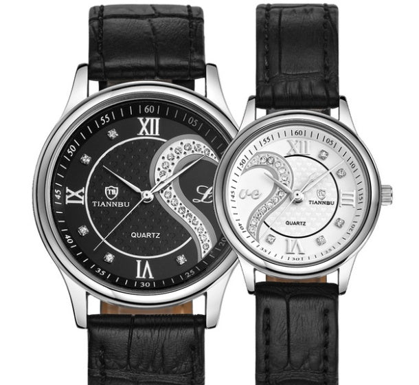 Belt couple watch pair