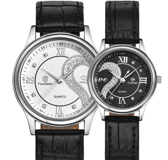 Belt couple watch pair